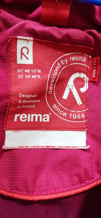 Куртка и полукомбинезон для девочки бренд "Reima"