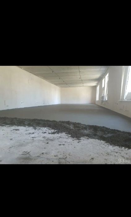 Полусухой стяжка . Механизирванная стяжка пола .ярим курук стяжка