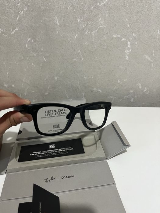 Продам смарт очки Ray-Ban meta wayfarer 1