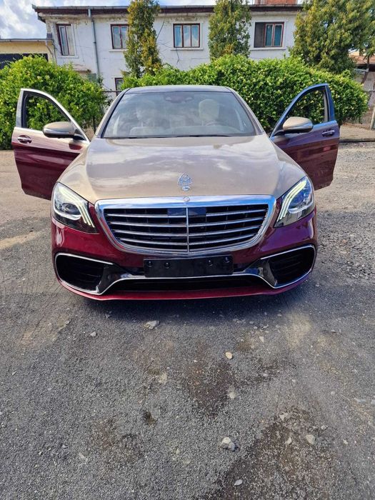 Pachet Kit Mercedes W222 S-Class cu faruri Facelift 2013-2017 S63 AMG Design