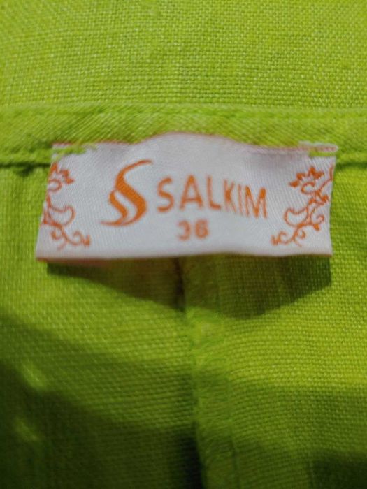 Платье из льняной ткани, новое, качество супер, производство Турция