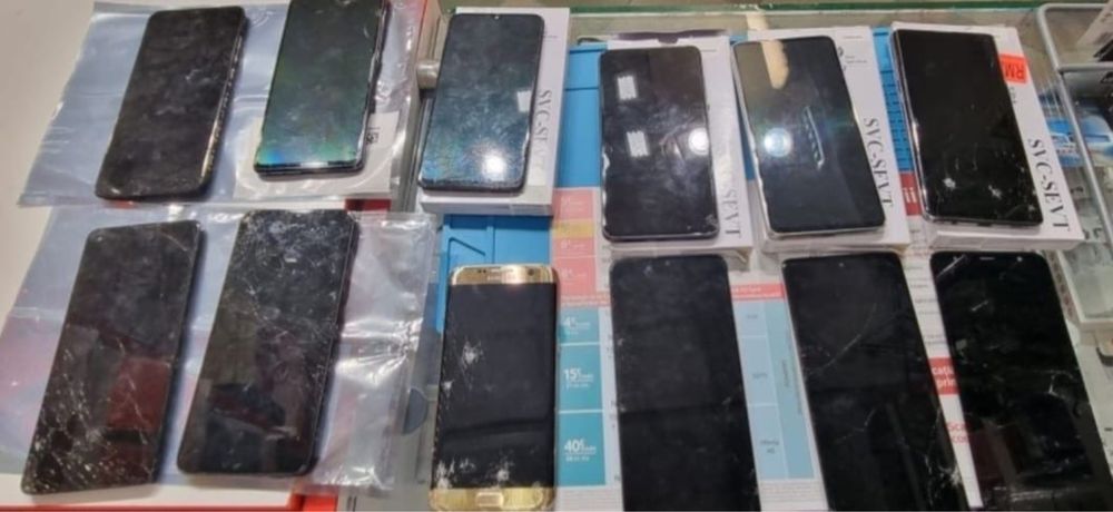 Lot Display placa de baza Samsung S21 FE A51 iphone 12 X 11 S10 pro 15 max 13