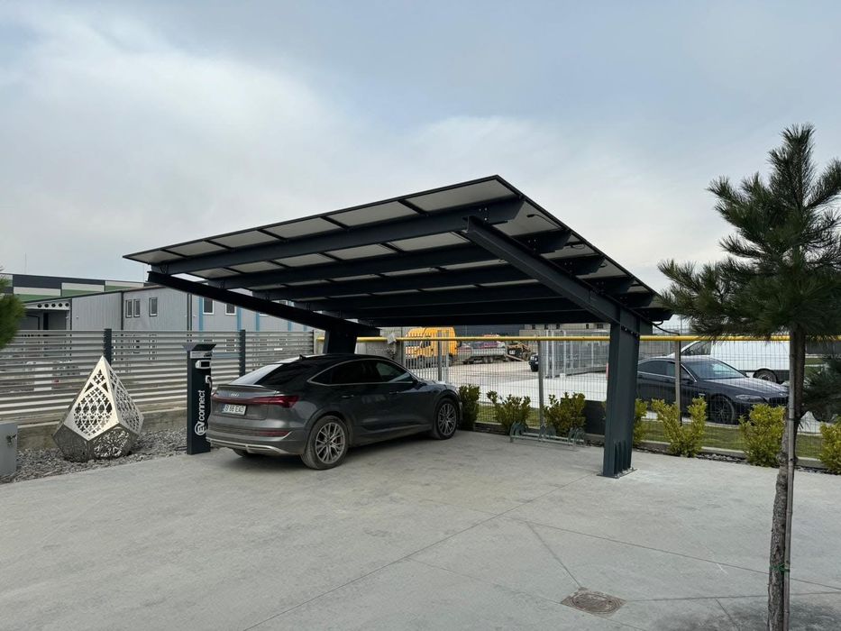 Carport/Garaj premium pe structura metalica