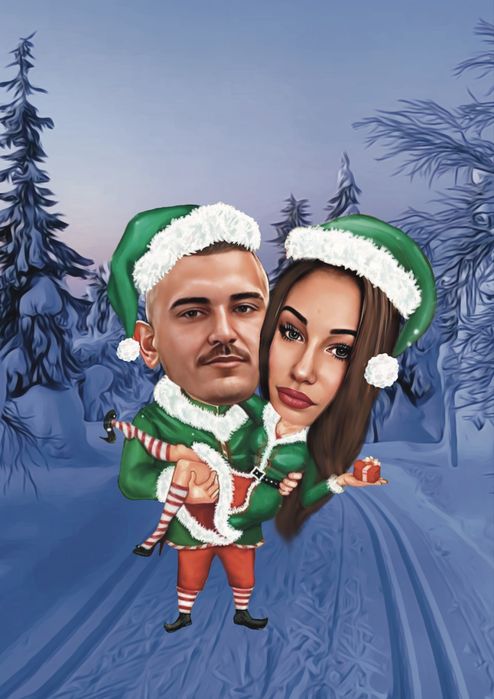 Дигитални карикатури (Перфектен новогодишен подарък)