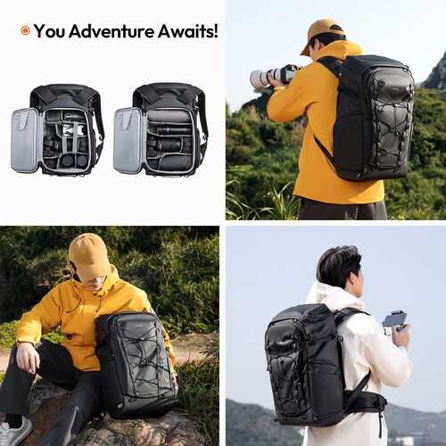 Ulanzi AB01 – Професионална фото раница 38L за камера и оборудване