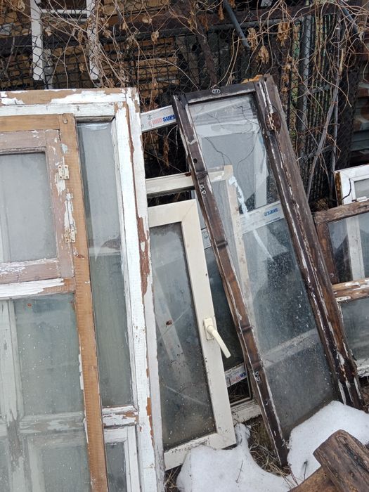 Окно деревянные. Ағаш терезе.