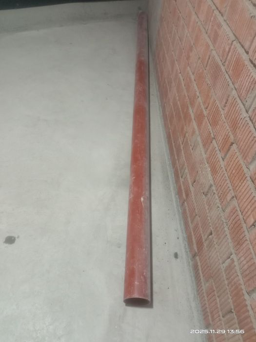 Металлическая труба 100 мм,  3 м