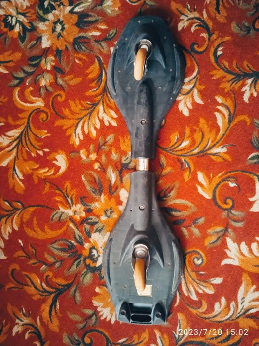 Скейт с двумя колёсами!!!