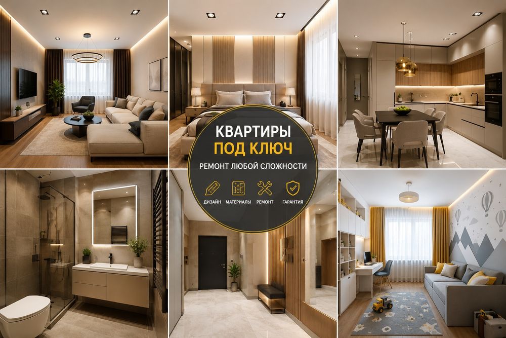 Ремонт квартир под ключ
