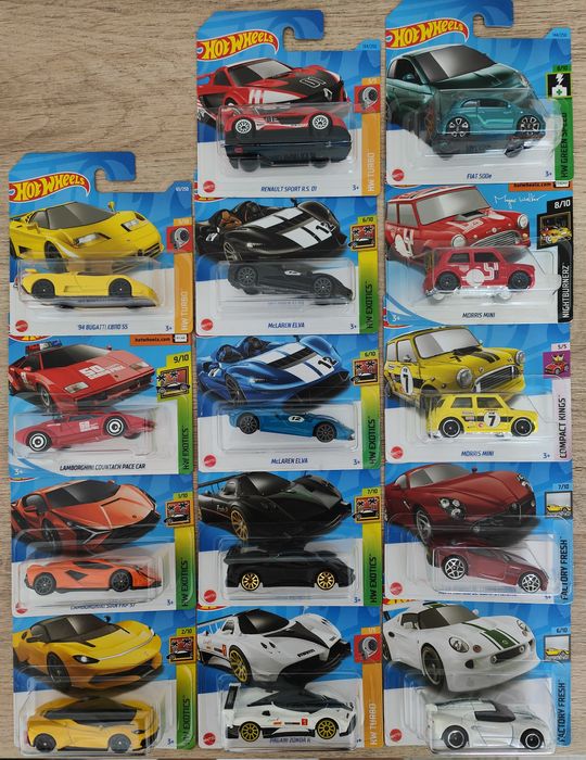Hot Wheels колички 1/64 - НОВО 2015-2023г