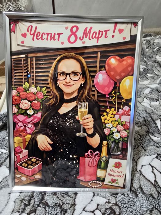 Карикатура по снимка – оригинален подарък