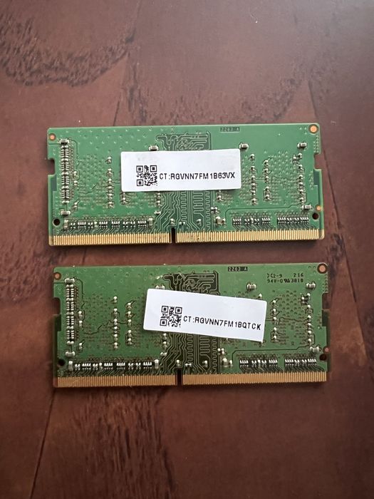 Micron 2x4 GB RAM SODIMM 2666 MT/s