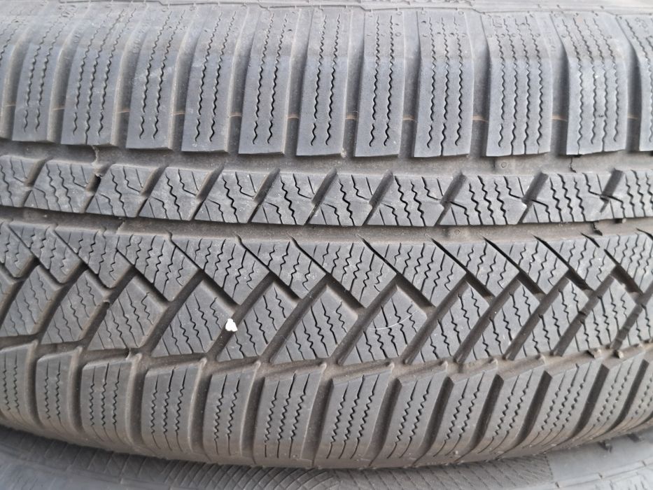 Set jante aliaj 5x112 r17  cu anvelope iarna  235 65 17 continental
