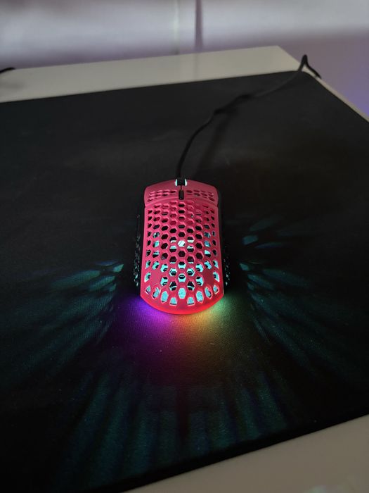 Mouse Gaming EDGE Ultralight Precision Pink Edition - RGB, Fagure, 1000Hz