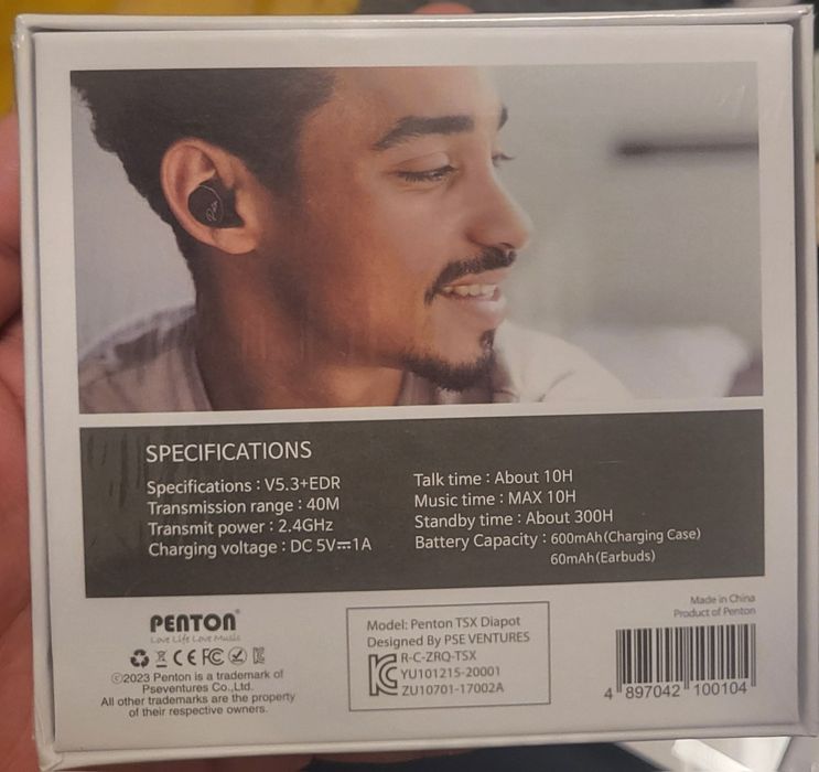 Penton airpods yengi karobkadan ochilmagan 3 ta bor 2 tasi qora