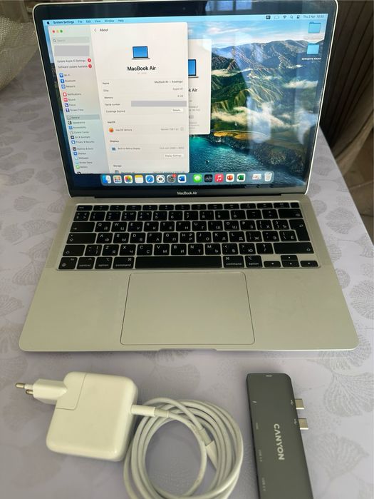 Продам Макбук MacBook Air M1 2020, 13.3” на чипе Apple M1