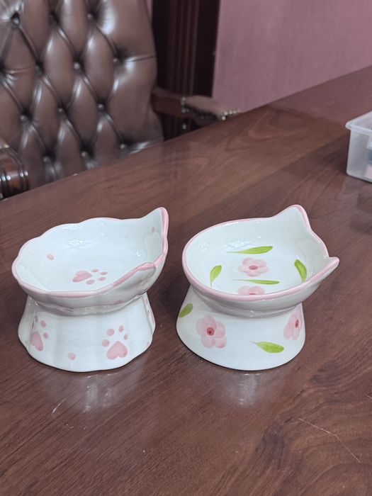 Керамические миски для кошек и собак