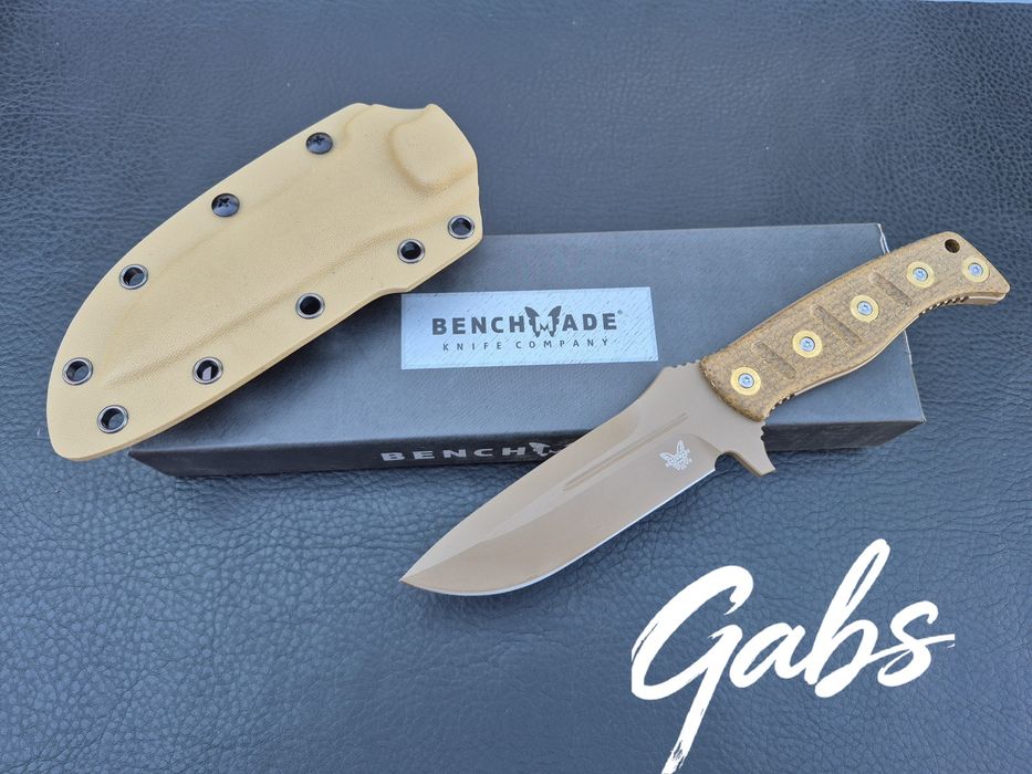 Нож Benchmade Fixed Adamas 375FE-1,Sibert  Design,CPM CruWear ,фултанг