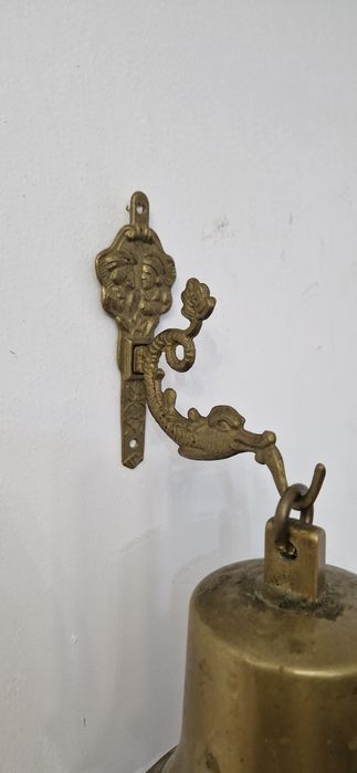 Clopot bronz poarta ușa cu suport