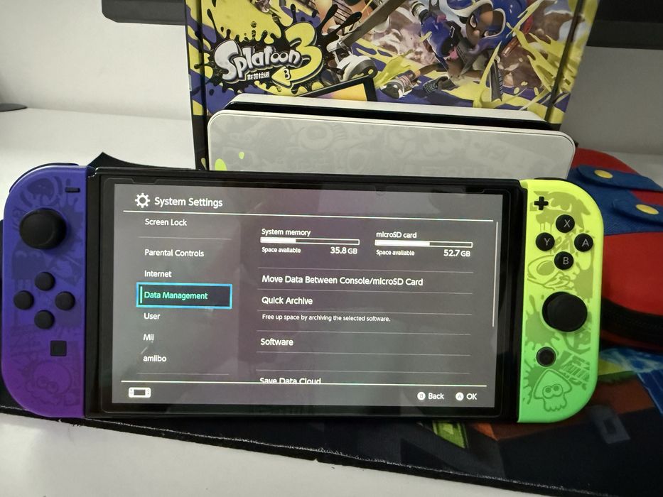 Nintendo Switch OLED Splatoon Edition