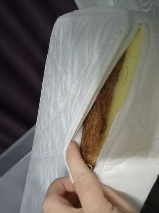 Pătuț pentru bebeluși cu saltea cu cocos