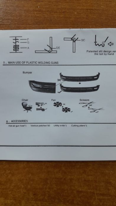 Термопистолет для пластика