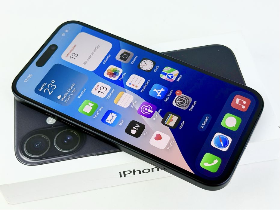 Apple iPhone 16 128GB Black 100% Батерия! Гаранция!