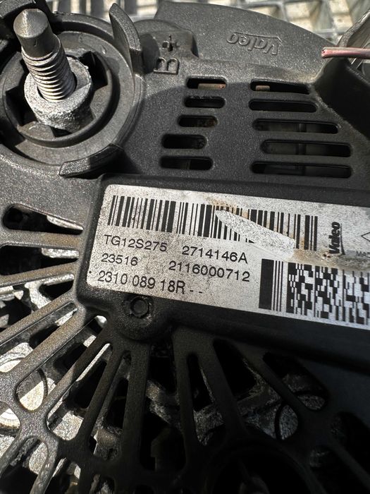 Alternator Renault Clio 4 1.5 DCI cod 231008918R an 2013 - 2017 Dacia Logan 2 Renault Megane 4