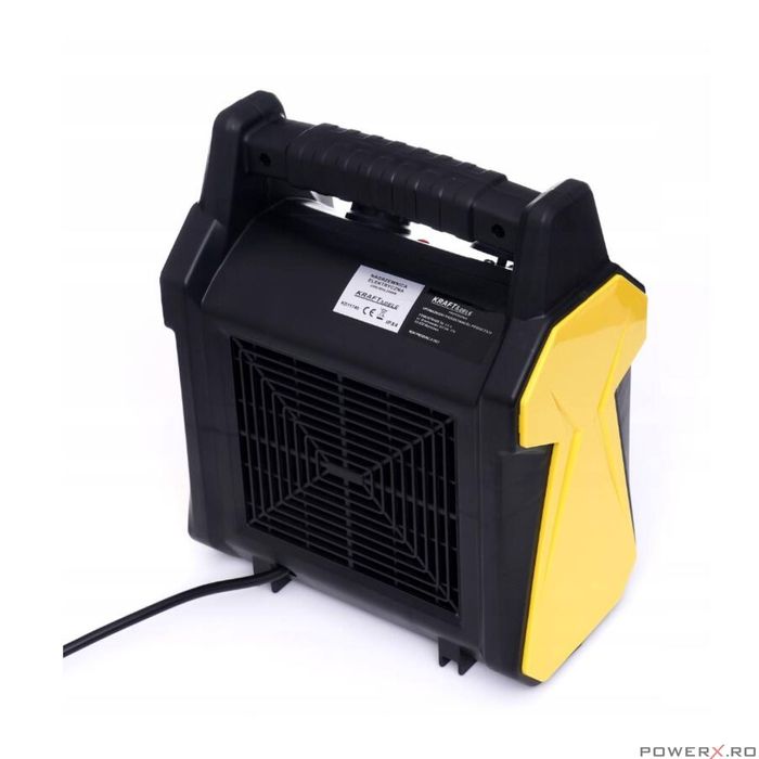 Incalzitor electric pentru caldura cu termostat, 2.5KW 10A, Kraft