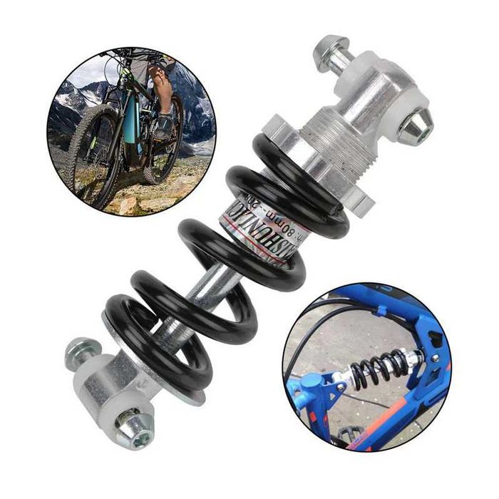 Амортисьор, Заден шок с пружина за велосипед колело, Регулируем, 145мм