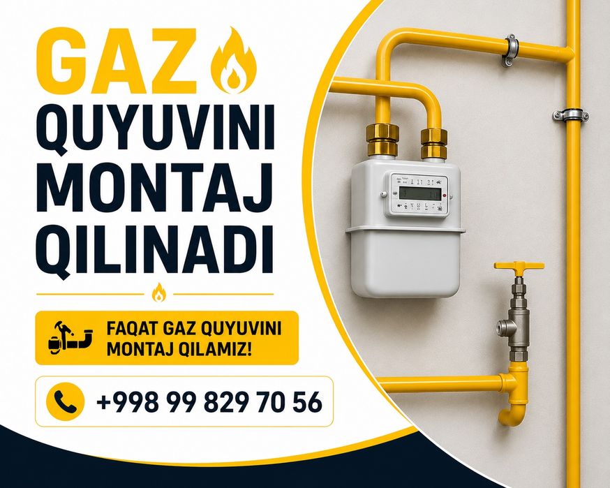 Gaz montaj hizmati
