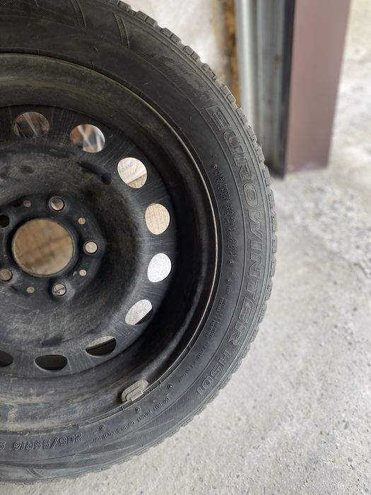 Jante 5x120 R16 cu cauciucuri 205/55/16