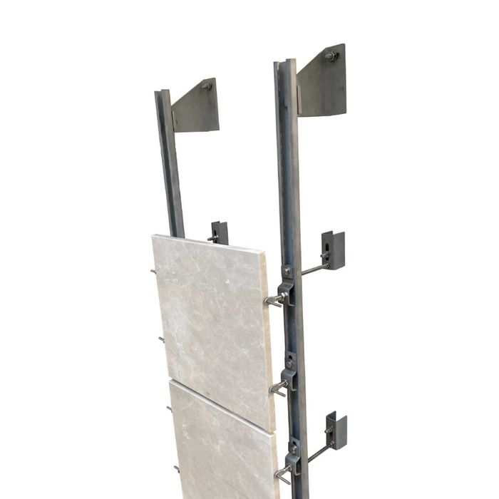 Suxoy montaj • Сухой монтаж • Travertin • Крепление • Кронштейн