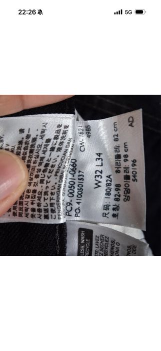 Новые джинсы Levis