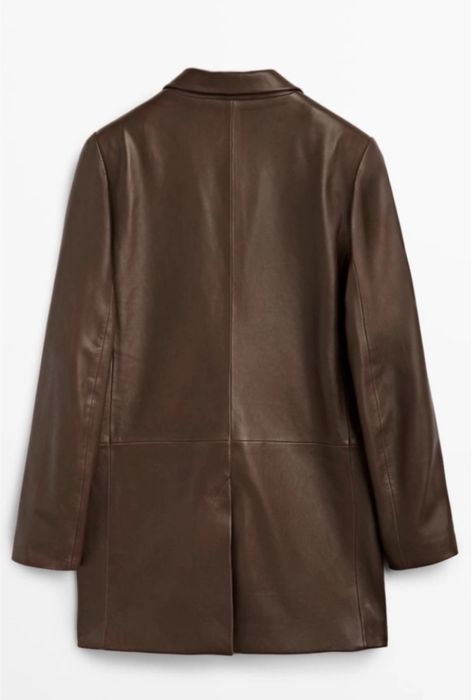 Sacou din piele Massimo Dutti