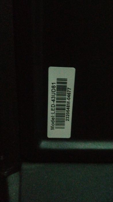 Телевизор новый на запчасти