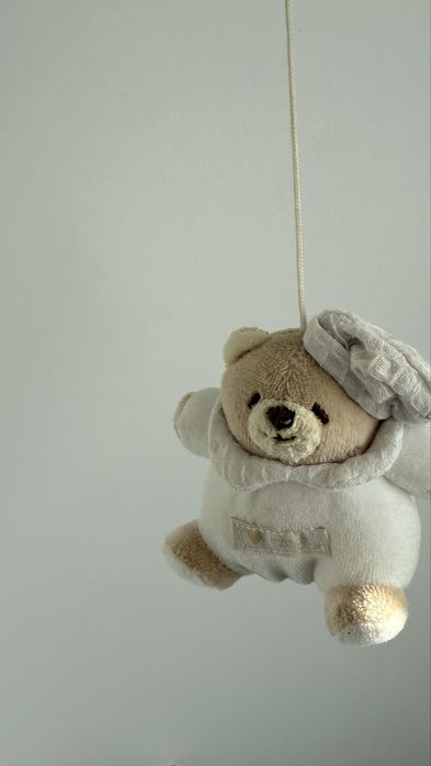 Carusel Pentru Patut Bebelusi Tato Alb Nanan