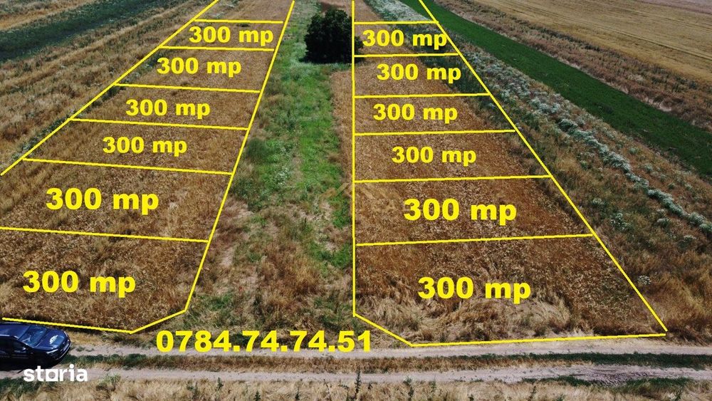Investeste inteligent! Loturi de 300 mp in comuna Berceni