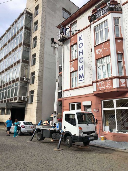 Автовишки под наем,вишки до 27м.