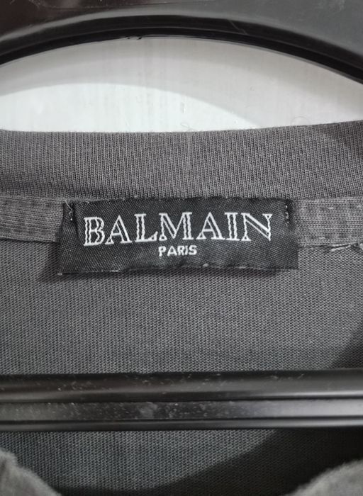 Tricou oversize Balmain dubai gri
