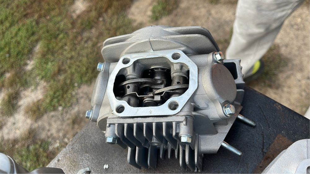 Новый цилиндр и головка от питбайка 125 альфа