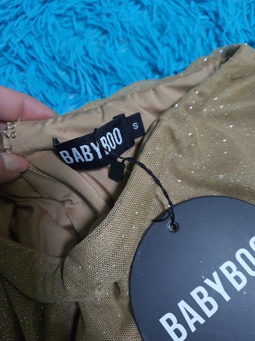Fusta BabyBoo gold sparkle