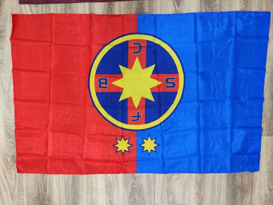 Steag FCSB + Căciulă FCSB SET