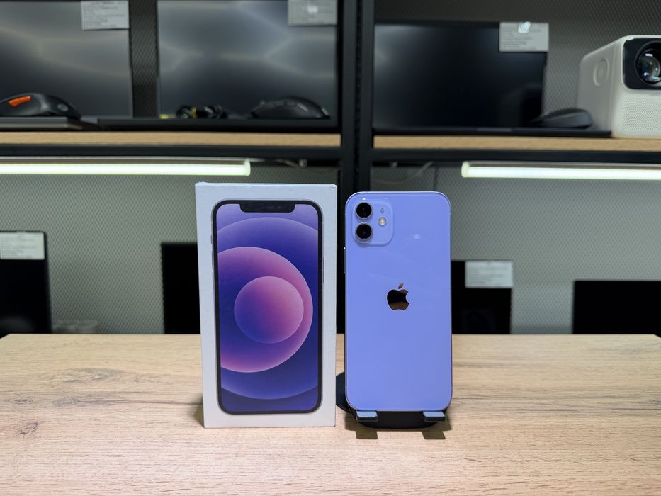 iPhone 12, 128 GB, АКБ76%, Purple, 2539/А10