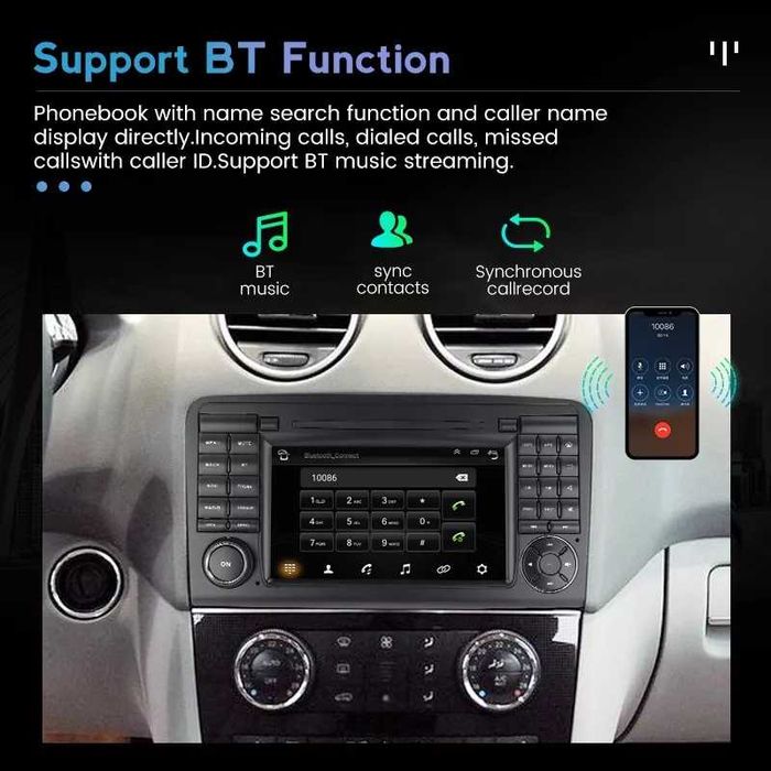 Navigatie Mercedes ML GL W164 din 2005 - 2012 4GB RAM CARPLAY GARANTIE
