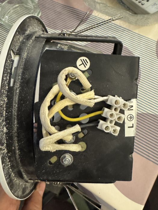 Лед плафон голям