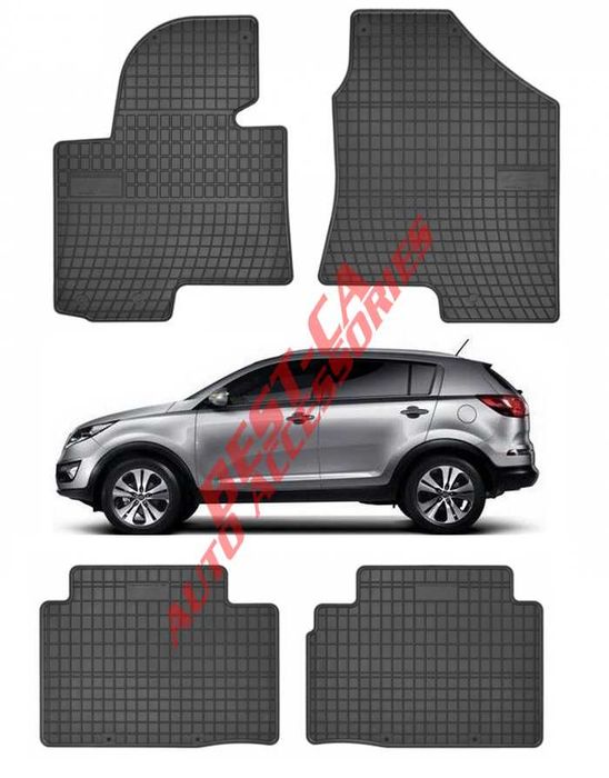 Висококачествени гумени стелки FROGUM Kia Sportage 3 Mk3 2010 - 2015
