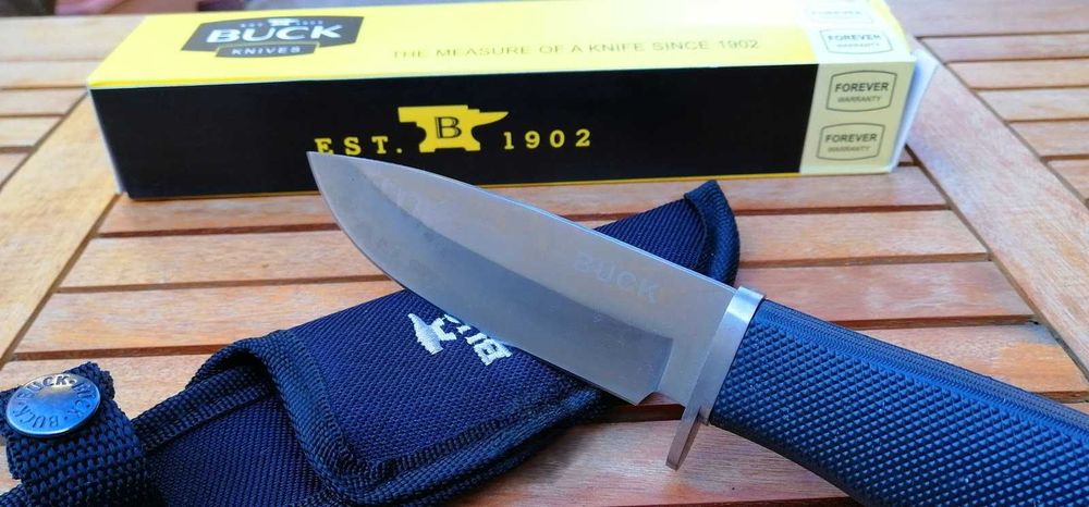 Cuțit Vanatoare Buck tactic fix, cu lamă Oțel inoxidabil 5Cr13Mov