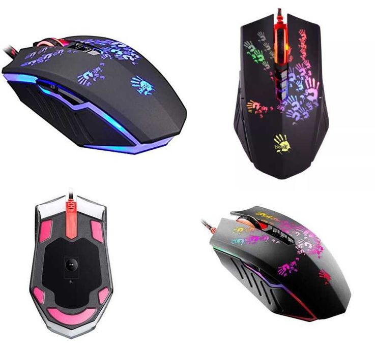 продам новый Bloody A6081 игровой мышь с ковриком/4000 dpi/