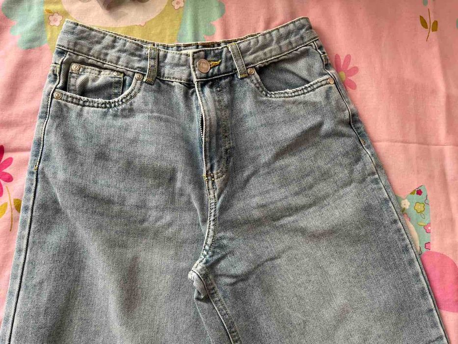 Детски дънки, широк модел, размер 158